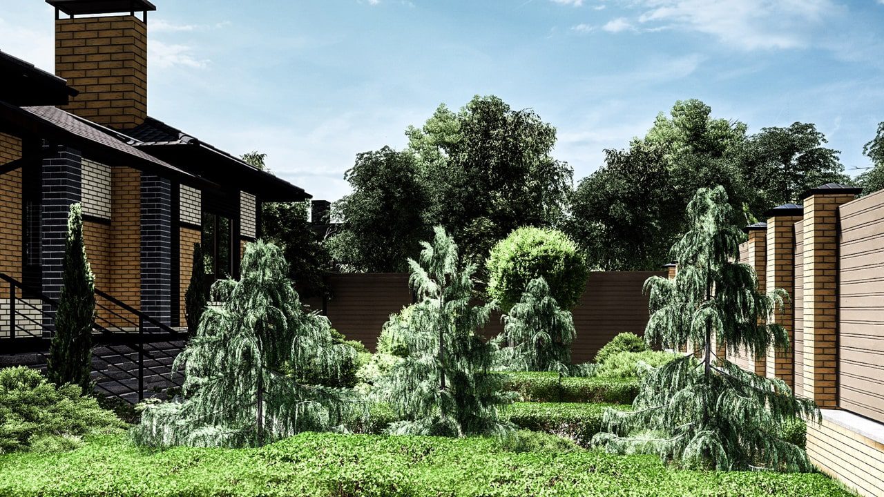 Ландшафтный дизайн — проект частного жилого дома г.Липецк - Кадастр экспресс